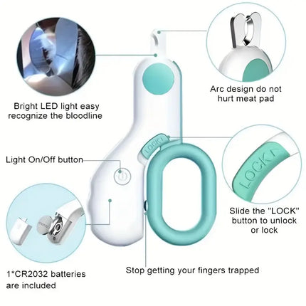 LED Light Pet Nail Clippers