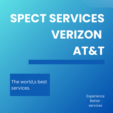 Spect services Verizon AT&T 85.99 PEAKNIZER